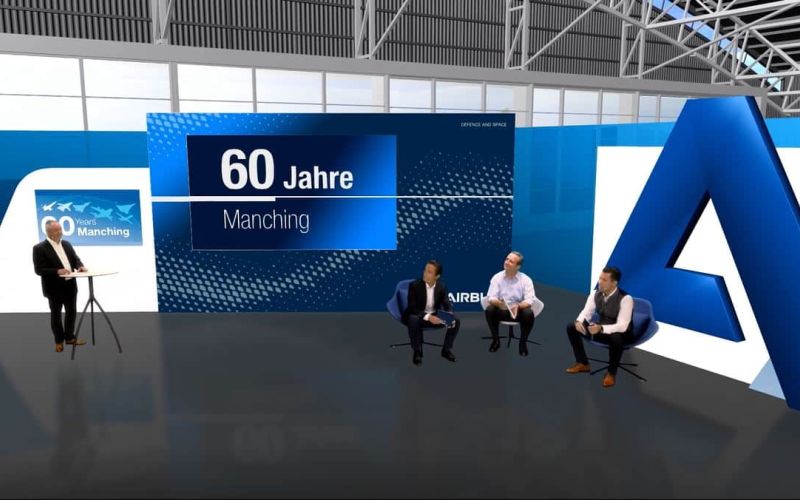 Jahrfeier Event von GET Airbus feiert 60jähriges Jubiläum seines Standorts Manching